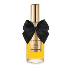 Bijoux Indiscrets Light My Fire Caramel & Sea Salt, 100 ml - їстівна розігріваюча масажна олія зі смаком солоної карамелі