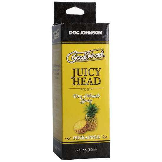 Зволожуючий ананасовий спрей для орального сексу Doc Johnson GoodHead Juicy Head Dry Mouth Spray Pineapple, 2 fl. oz.
