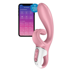 Вібратор-кролик, рожевий Satisfyer Hug Me Pink