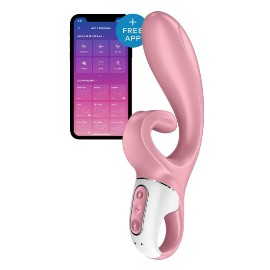 Вібратор-кролик, рожевий Satisfyer Hug Me Pink