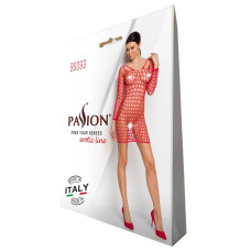 Еротичний бодістокінг, червоний Passion BS093 Red