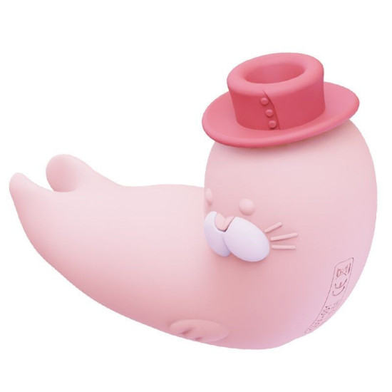Вакуумный вибратор, розовый CuteVibe Franky Pink