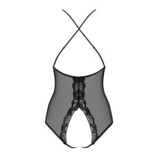 Сітчасте боді з відкритими сідницями, чорне Obsessive 841-TED-1 Teddy, S/M