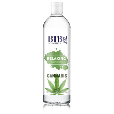 Інтимна змазка з ароматом конопель на водній основі BTB FLAVORED CANNABIS, 250 ml