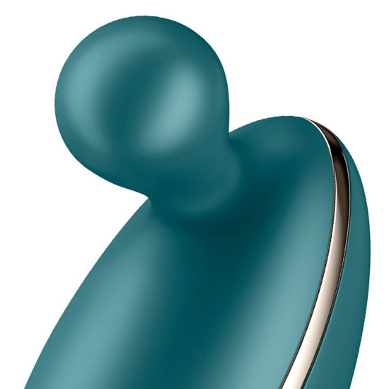 Кліторальний вібратор з відростком, зелений Satisfyer Spot On 1 Green