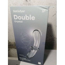 Ділдо Satisfyer Double Crystal (Transparent) (пом'ята упаковка!!!)