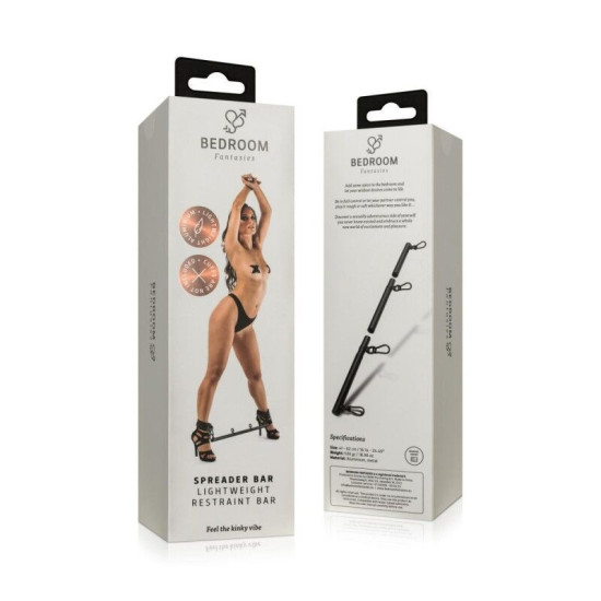 Легкий фіксатор для рук і ніг, чорний Bedroom Fantasies Spreader Bar Lightweight Restraint Bar Black