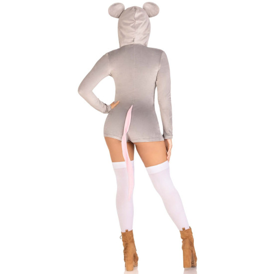 Комбінезон-костюм мишки з капюшоном Leg Avenue Comfy Mouse, XS
