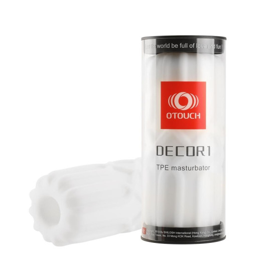 Мастурбатор с эффектом всасывания и спиральными волнами Otouch Decor 1-C