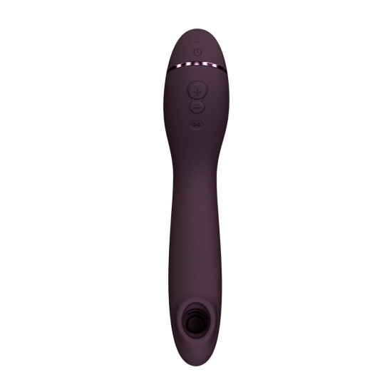 Вібратор для точки G з вакуумною стимуляцією, темно-фіолетовий Womanizer OG Aubergine