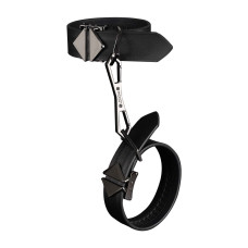БДСМ наручники/фіксатори для ніг, чорні Lockink Wristcuffs/Anklecuffs Black Set