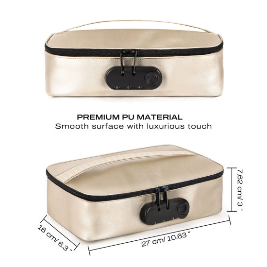 Кейс для іграшок, золотий Dorcel Discreet Box Luxury Gold