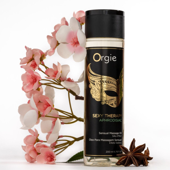 Гибридное массажное масло с афродизиаками Orgie Sexy Therapy Aphrodisiac, 200 ml