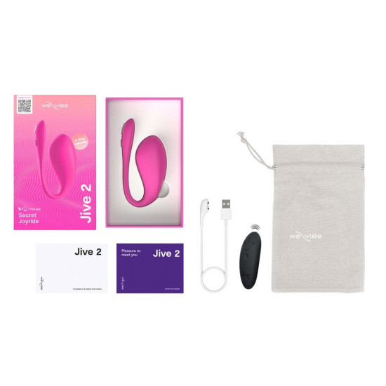 Смарт-віброяйце, яскраво-рожеве We-Vibe Jive 2 Electric Pink