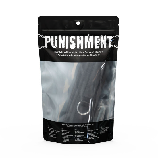 Крестовина, черная Punishment Hog-Tie Black