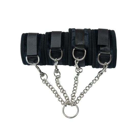 Крестовина, черная Punishment Hog-Tie Black