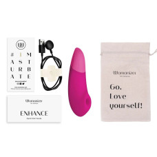 Вакуумний кліторальний стимулятор, рожевий Womanizer Enhance Pink