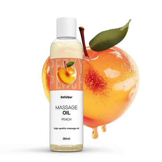 Массажное масло, персик Satisfyer Massage Oil Peach, 250 ml (срок 30.04.2027)