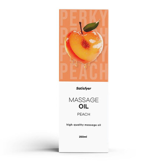 Массажное масло с ароматом персика Satisfyer Massage Oil Peach, 250 ml