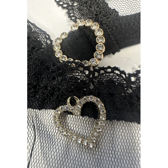 Сексуальный комплект белья, черный Passion Belissana Set Black, S