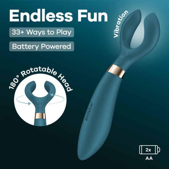 Вибратор для пар, три мотора, многофункциональный Satisfyer Endless Fun Battery Series