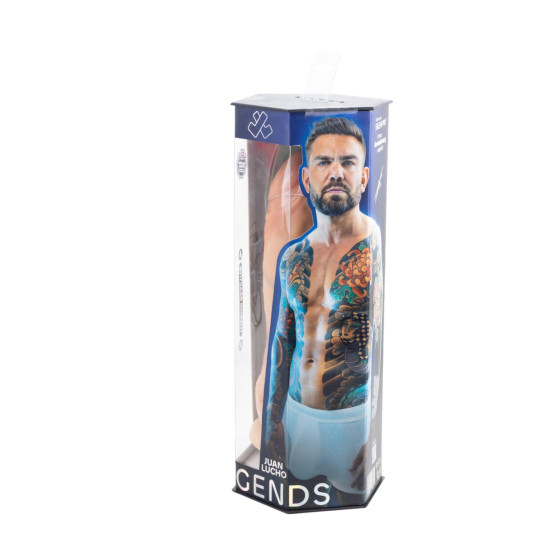 Двошаровий фалоімітатор, силікон+Silexpan SilexD Legends Juan Lucho Dildo 9"