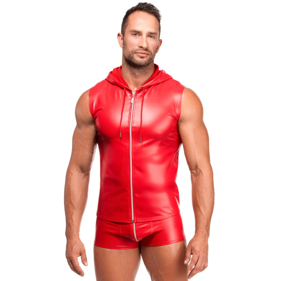 Мужской жилет с капюшоном Noir Handmade H096 Ignite hooded vest, S