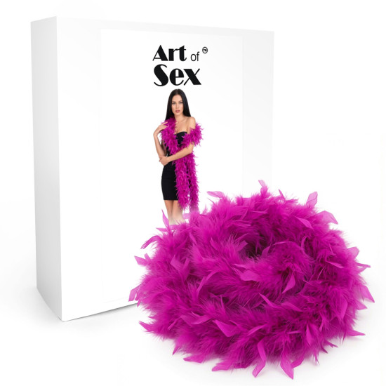 Боа з пір'я, довжина 2 м, пурпурне Art of Sex