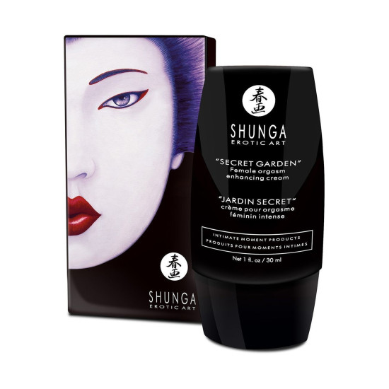 Возбуждающая смазка для клитора с эффектом покалывания Shunga Secret Garden, 30 ml