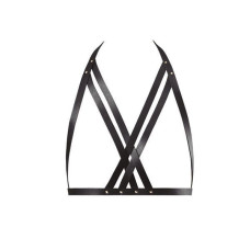 Портупея, черная Bijoux Indiscrets Maze Halter Bra Harness Black
