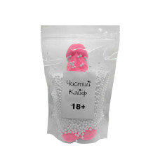 Крафтове мило-член із присоскою, натуральне, рожеве Чистий Кайф Pink, XL