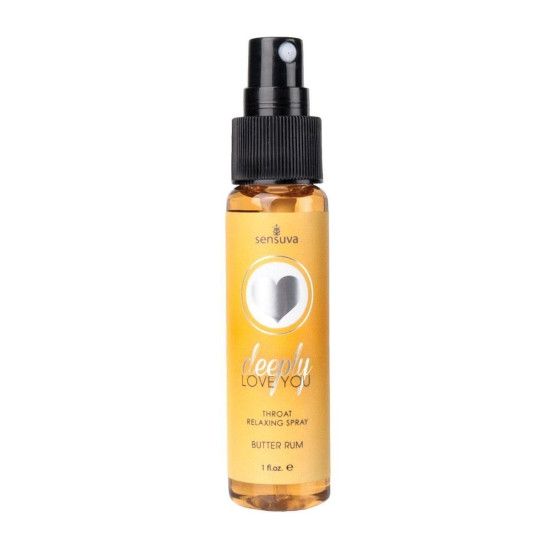 Спрей для глибокого (горлового) мінету зі смаком рому Sensuva Deeply Love You Butter Rum, 29 ml