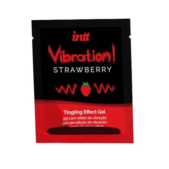 Пробник жидкого вибратора Intt Vibration Strawberry, 5 ml