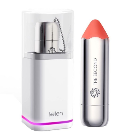 Вібропуля з індукційною зарядкою водонепроникна, помаранчева Leten The Second Scented Orange