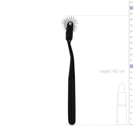 Игольчатое колесо Вартенберга, черное Sinner Gear Unbendable Pinwheel 1-Wheel Black