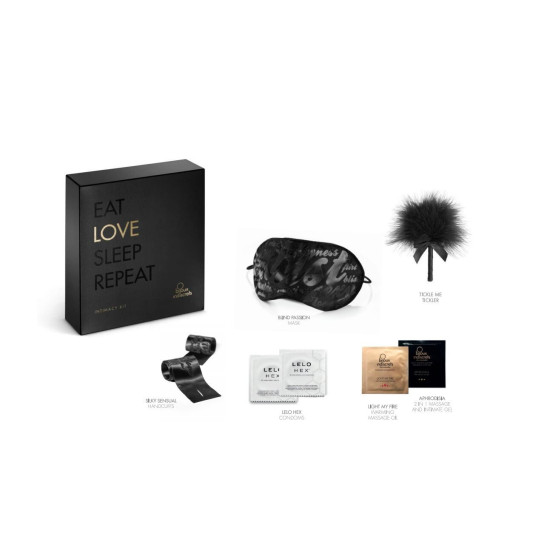 Подарунковий набір, чорний Bijoux Indiscrets Intimacy Love Black