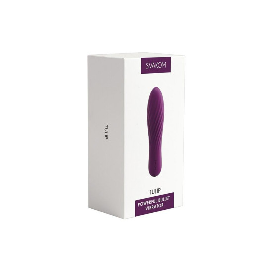 Мощный мини-вибратор, фиолетовый Svakom Tulip Violet
