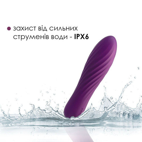 Мощный мини-вибратор, фиолетовый Svakom Tulip Violet