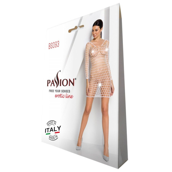 Бодистокинг, белый Passion BS093 White