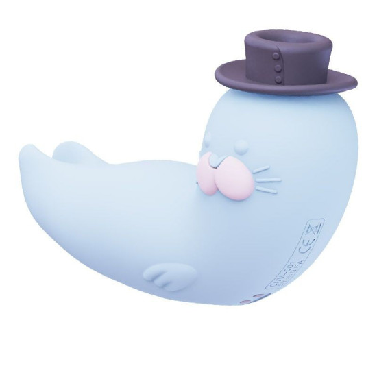 Вакуумний вібратор, синій CuteVibe Franky Blue