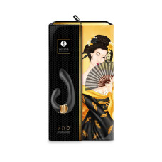Вибратор-кролик, чёрный Shunga Miyo Black