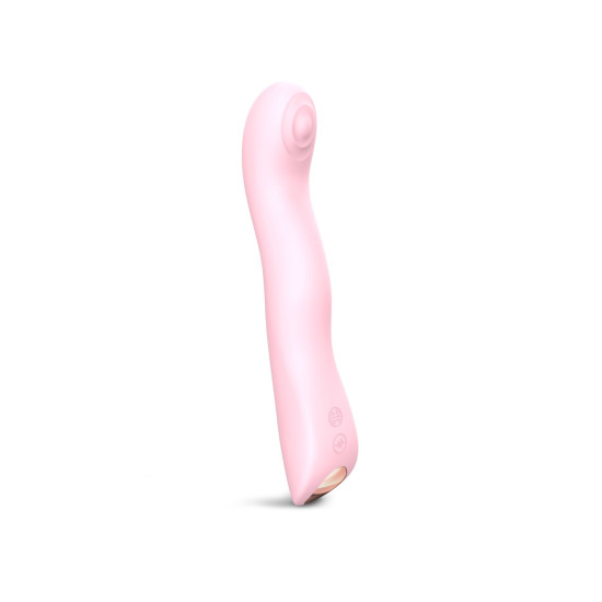 Вибратор для точки G с пульсирующей жемчужиной и 3 моторами Love To Love SWAP Baby Pink