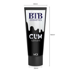 Змазка для сексу і мастурбації на гібридній основі BTB Cum, 100 ml