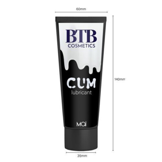 Змазка для сексу і мастурбації на гібридній основі BTB Cum, 100 ml