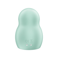 Вакуумный стимулятор с вибрацией, мятный Satisfyer Pro To Go 1 Mint