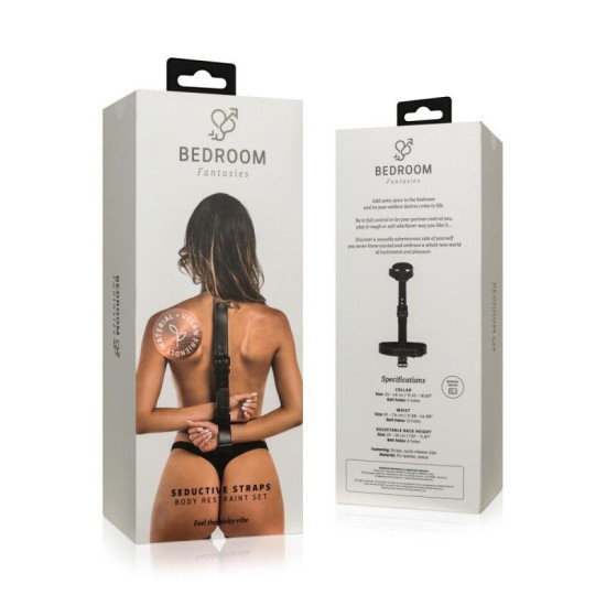 Комплект фиксации для рук и шеи, Bedroom Fantasies Seductive Straps Body Restraint Set