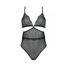 Боди (открытая спина, низ стринги), чёрное Passion AMBERLY BODY black, S/M