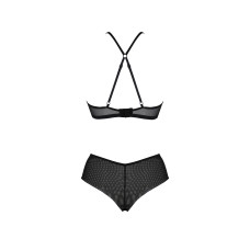 Комплект (бралетт і трусики-бікіні), чорний Passion KERRIA BIKINI black, L/XL