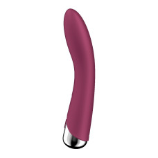 Вібратор точки G з обертанням, 2 мотори, червоний Satisfyer Spinning Vibe 1 Red