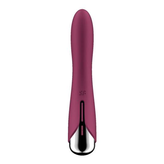 Вібратор точки G з обертанням, 2 мотори, червоний Satisfyer Spinning Vibe 1 Red